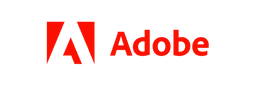 Logo of client, Adobe