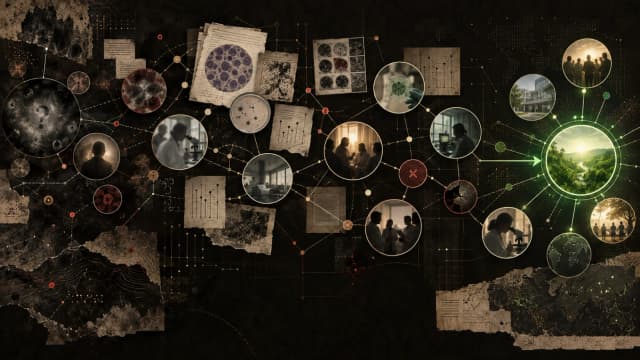 Research papers, experiments and people joined in an evidence map