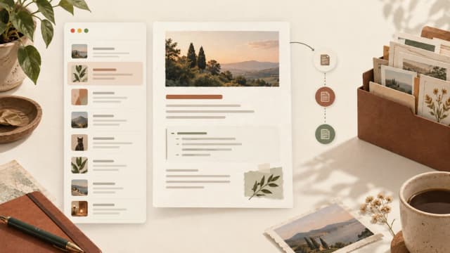 A note list, Markdown page and archive of paper memories